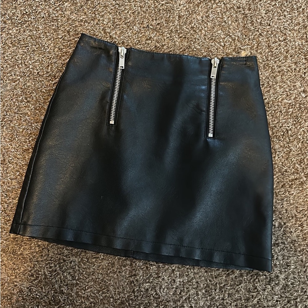 Forever 21 Faux Leather Skirt